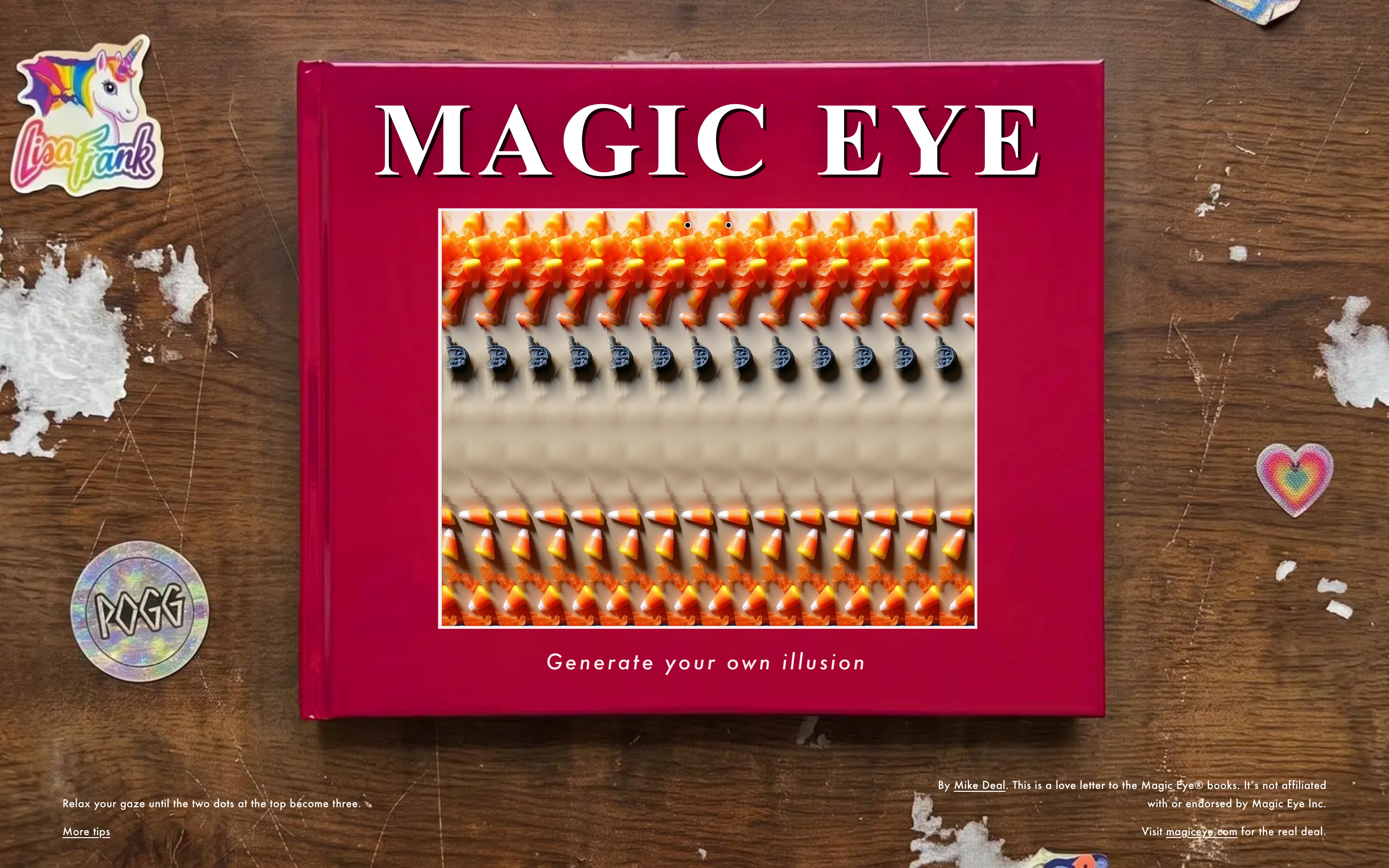 Magic Eye Maker — AI stereogram generator